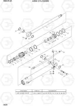 4420 ARM CYLINDER R60CR-9A, Hyundai