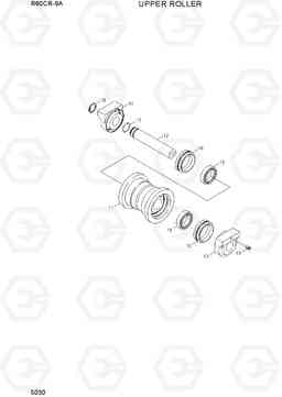 5030 UPPER ROLLER R60CR-9A, Hyundai