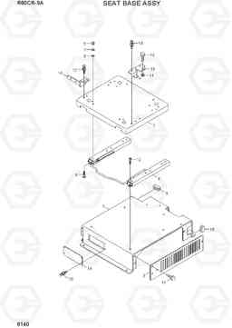 6140 SEAT BASE ASSY R60CR-9A, Hyundai