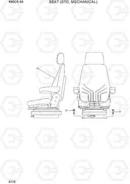 6170 SEAT (STD, MECHANICAL) R60CR-9A, Hyundai