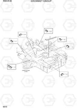 6310 GROMMET GROUP R60CR-9A, Hyundai