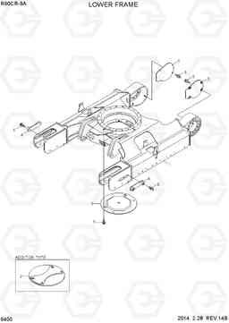 6400 LOWER FRAME R60CR-9A, Hyundai