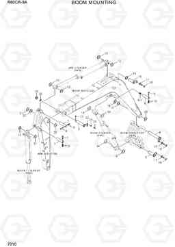 7010 BOOM MOUNTING R60CR-9A, Hyundai