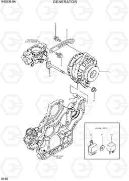 9160 GENERATOR R60CR-9A, Hyundai