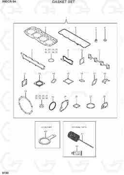 9190 GASKET SET R60CR-9A, Hyundai