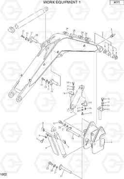 1002 WORK EQUIPMENT 1 R75-7, Hyundai