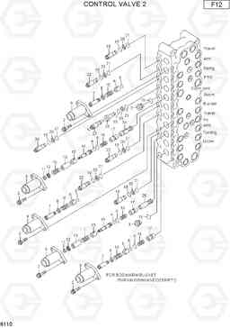 6110 CONTROL VALVE 2 R75-7, Hyundai