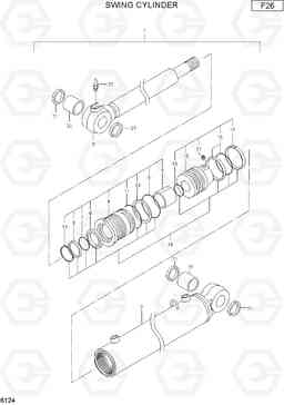 6124 SWING CYLINDER R75-7, Hyundai