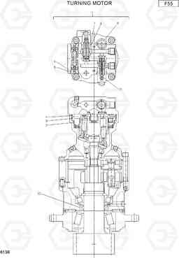 6136 TURNING MOTOR R75-7, Hyundai