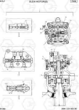 6136B TURNING MOTOR R75-7, Hyundai