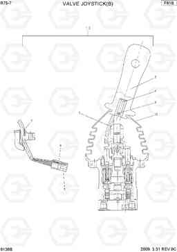 6138B JOYSTICK VALVE R75-7, Hyundai