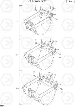 9164 OPTION BUCKET R75-7, Hyundai