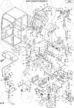 9176 AIR CONDITIONER 2 R75-7, Hyundai