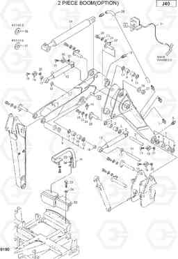 9190 2 PIECE BOOM(OPTION) R75-7, Hyundai