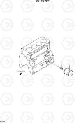 A230 OIL FILTER R75-7, Hyundai