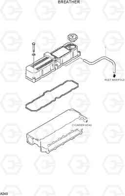 A240 BREATHER R75-7, Hyundai