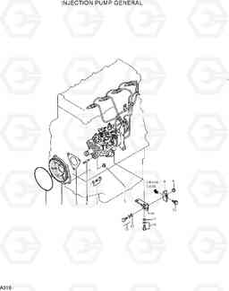 A310 INJECTION PUMP GENERAL R75-7, Hyundai