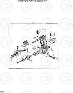 A340 INJECTION PUMP(GASKET KIT) R75-7, Hyundai