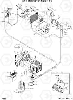 1120 AIR CONDITIONER MOUNTING R80-7, Hyundai