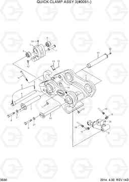 3530 QUICK CLAMP ASSY 3(#0091-) R80-7, Hyundai