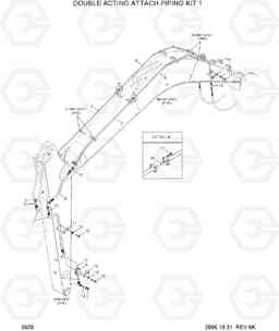 3620 DOUBLE ACTING ATTACH PIPING KIT R80-7, Hyundai
