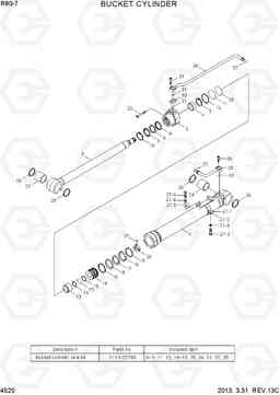 4520 BUCKET CYLINDER R80-7, Hyundai