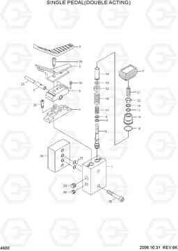 4600 SINGLE PEDAL(DOUBLE ACTING) R80-7, Hyundai