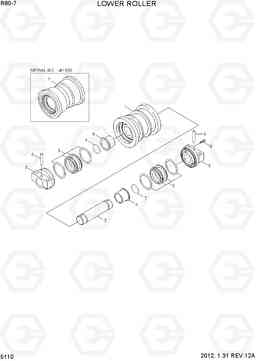 5110 LOWER ROLLER R80-7, Hyundai