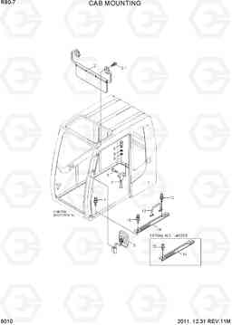 6010 CAB MOUNTING R80-7, Hyundai