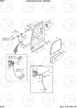 6130 CAB ASSY(4/6, DOOR) R80-7, Hyundai