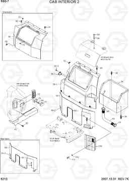 6210 CAB INTERIOR 2 R80-7, Hyundai