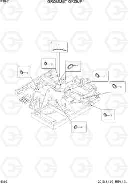 6340 GROMMET GROUP R80-7, Hyundai