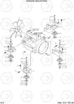 1010 ENGINE MOUNTING R80-7A, Hyundai