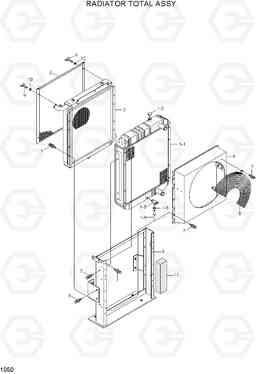 1050 RADIATOR TOTAL ASSY R80-7A, Hyundai