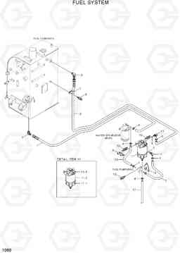 1060 FUEL SYSTEM R80-7A, Hyundai