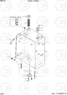 1070 FUEL TANK R80-7A, Hyundai