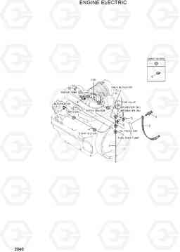 2040 ENGINE ELECTRIC R80-7A, Hyundai