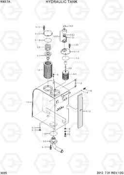 3020 HYDRAULIC TANK R80-7A, Hyundai