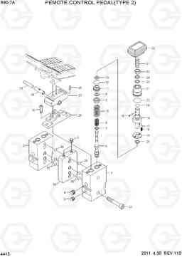 4415 REMOTE CONTROL PEDAL(TYPE 2) R80-7A, Hyundai