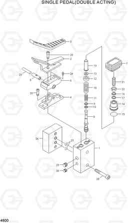 4600 SINGLE PEDAL(DOUBLE ACTING) R80-7A, Hyundai