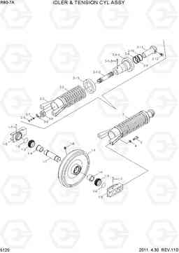 5120 IDLER & TENSION CYL ASSY R80-7A, Hyundai