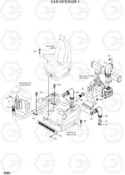 6080 CAB INTERIOR 1 R80-7A, Hyundai