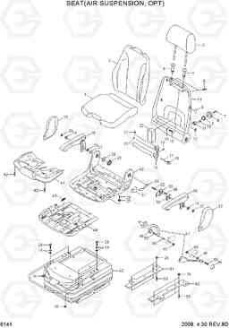 6141 SEAT(AIR SUSPENSION, OPT) R80-7A, Hyundai