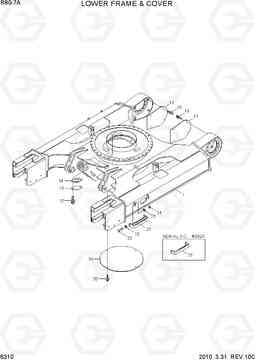 6310 LOWER FRAME & COVER R80-7A, Hyundai