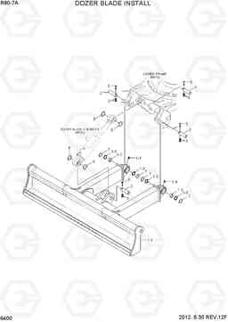 6400 DOZER BLADE R80-7A, Hyundai