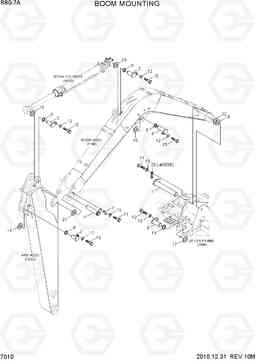 7010 BOOM MOUNTING R80-7A, Hyundai