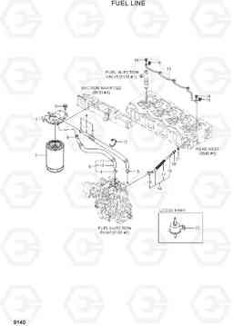 9140 FUEL LINE R80-7A, Hyundai