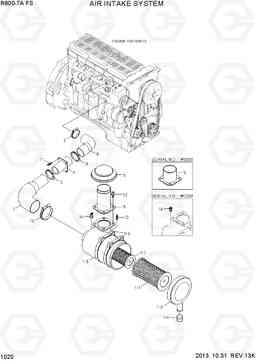 1020 AIR INTAKE SYSTEM R800-7A FS, Hyundai