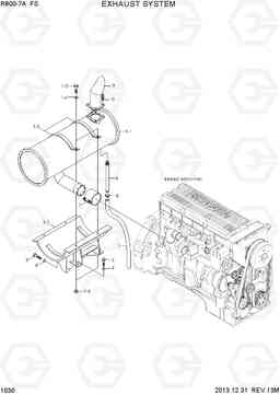 1030 EXHAUST SYSTEM R800-7A FS, Hyundai