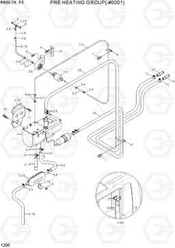 1200 PRE HEATING GROUP(-#0001) R800-7A FS, Hyundai